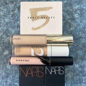 Fenty beauty, Nars, Morphe and Jouer cosmetics mix